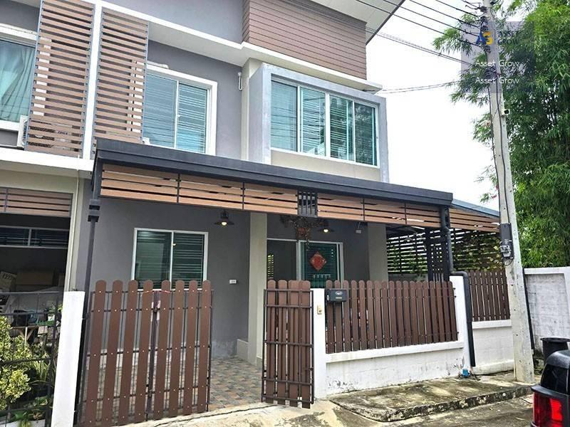 ขายทาวน์เฮ้าส์หลังริมโครงการบีทีเอ็น เรสซิเดนซ์ (BTN Residence) บางบัวทอง