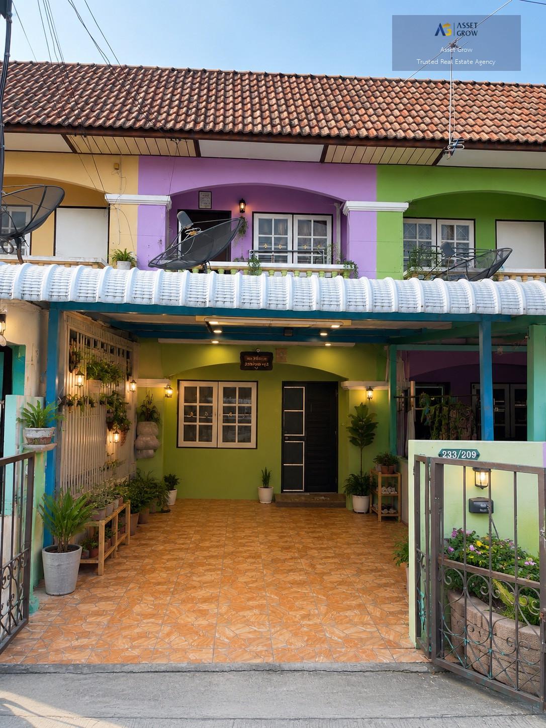 🏡 ขายทาวน์เฮ้าส์ 2 ชั้น 📍หมู่บ้านภูมิใจนิเวศน์ 2 สุขสวัสดิ์ แหลมฟ้าผ่า พระสมุทรเจดีย์ สมุทรปราการ